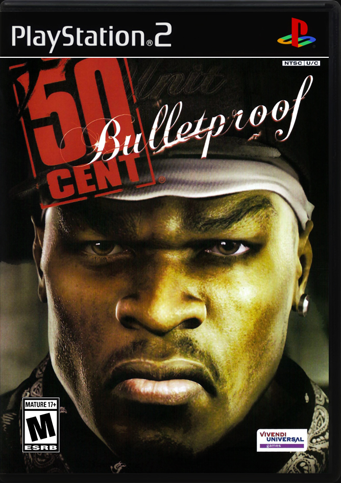 

50 Cent Bulletproof PS2 Case

