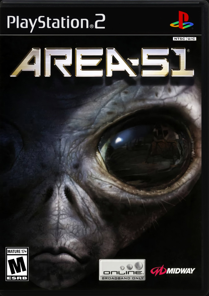 

Area 51 PS2 Case

