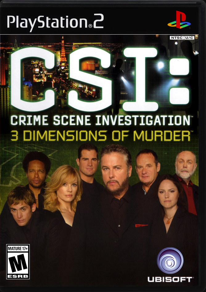 

CSI 3 Dimensions of Murder PS2 Case

