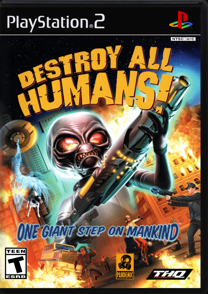 

Destroy All Humans! PS2 Case

