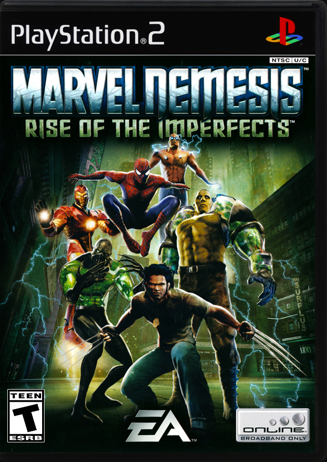 

Marvel Nemesis Rise of the Imperfects PS2 Case

