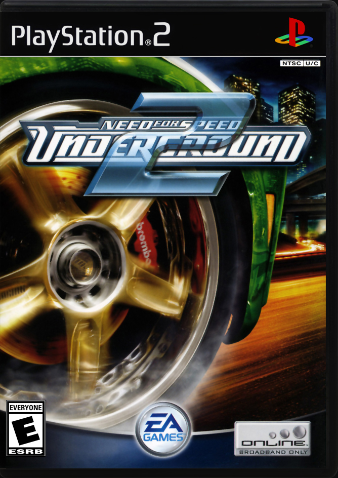 

Need for Speed Underground 2 PS2 Case

