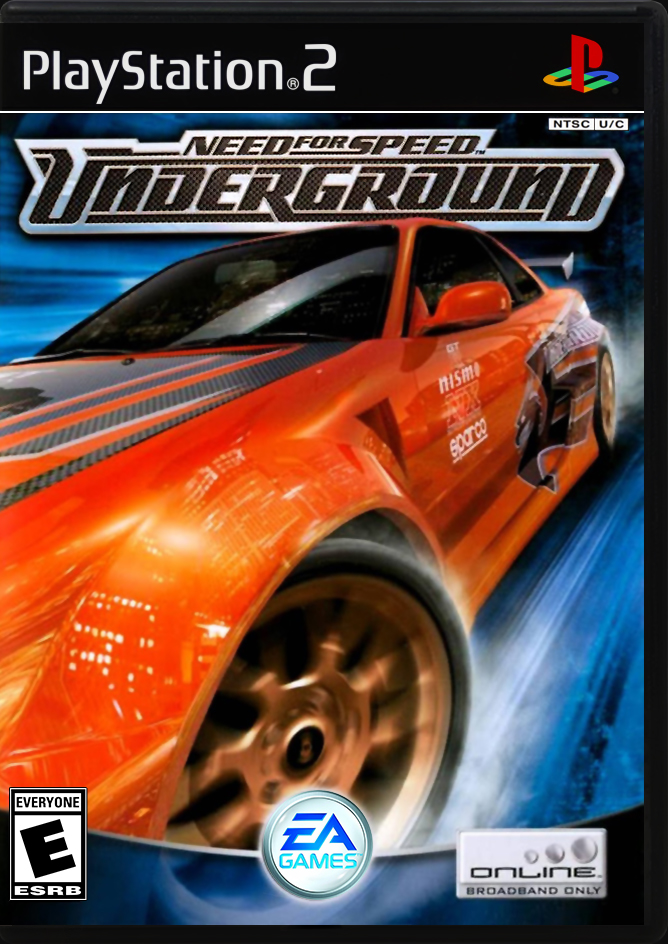 

Need for Speed: Underground PS2 Case

