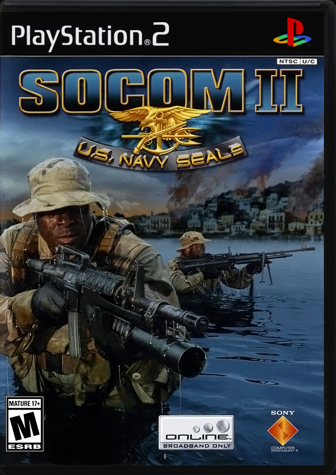 

SOCOM II: U.S. Navy SEALs PS2 Case

