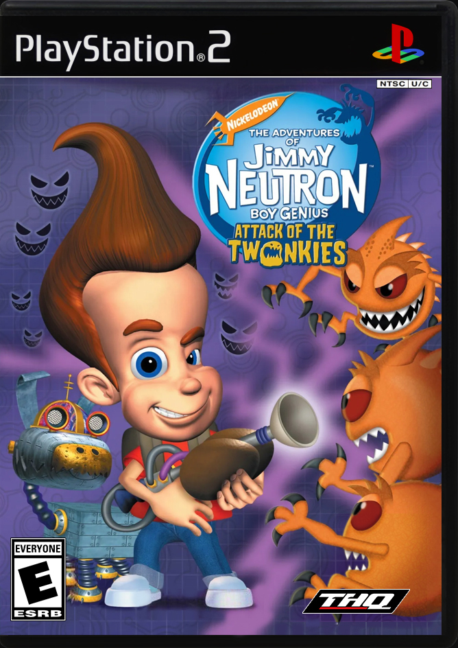 

The Adventures of Jimmy Neutron Boy Genius: Attack of the Twonkies PS2 Case

