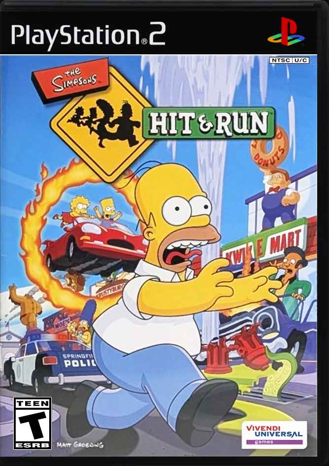 

The Simpsons Hit & Run PS2 Case

