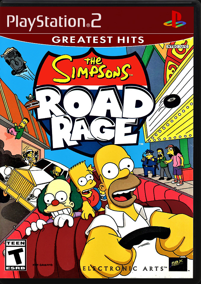 

The Simpsons Road Rage Greatest Hits PS2 Case

