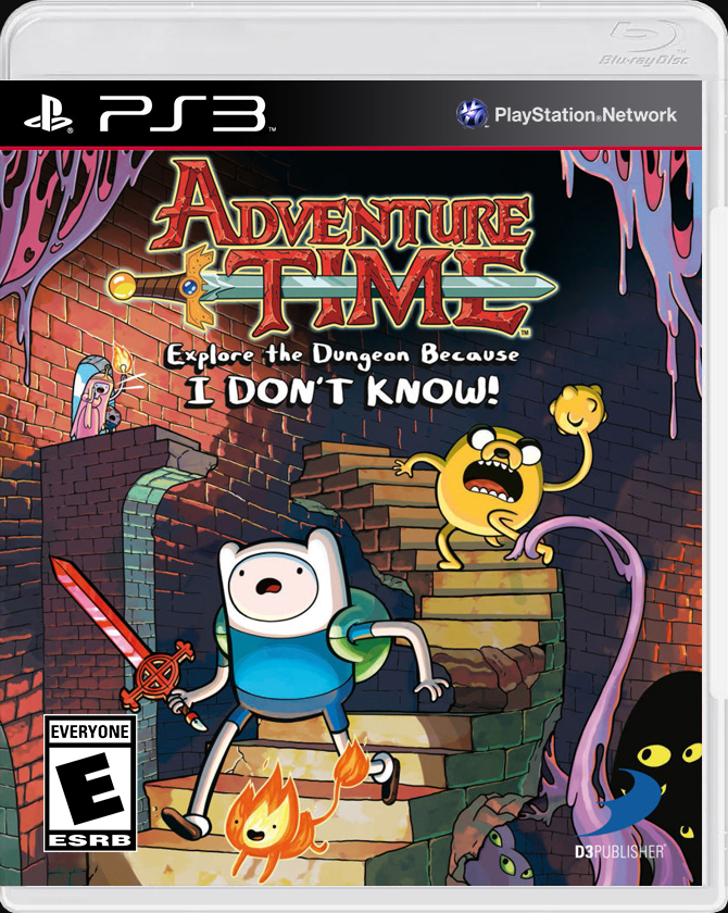

Adventure Time Explore the Dungeon Because I Dont Know PS3 Case

