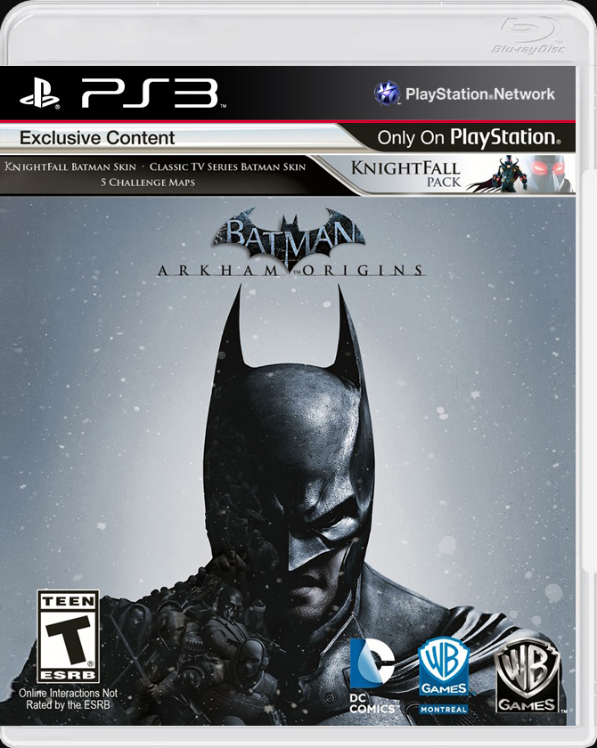 

Batman Arkham Origins PS3 Case

