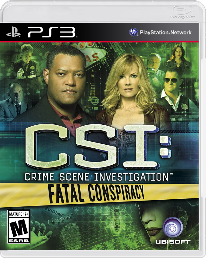 

CSI: Fatal Conspiracy PS3 Case

