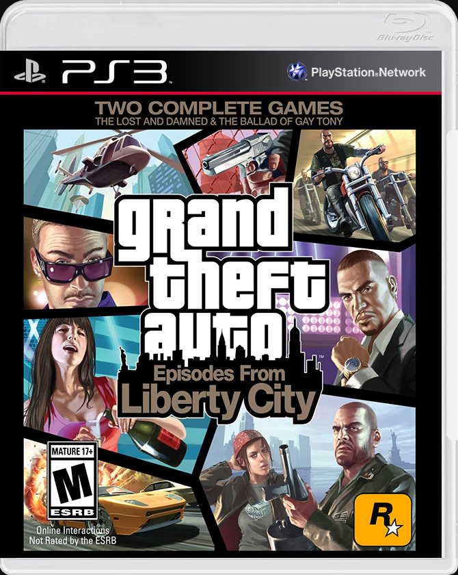 

GTA IV Episodes from Liberty City PS3 Case

