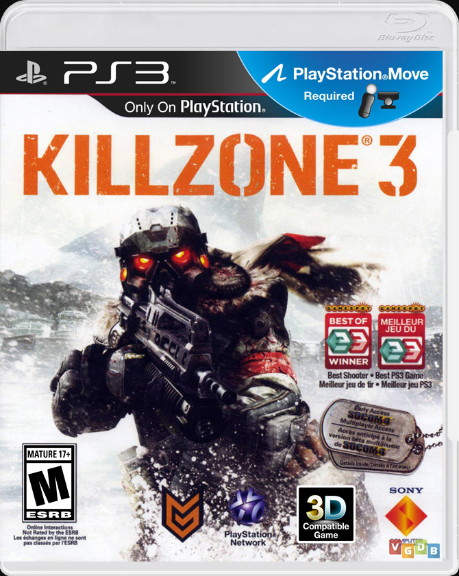 

Killzone 3 PS3 Case

