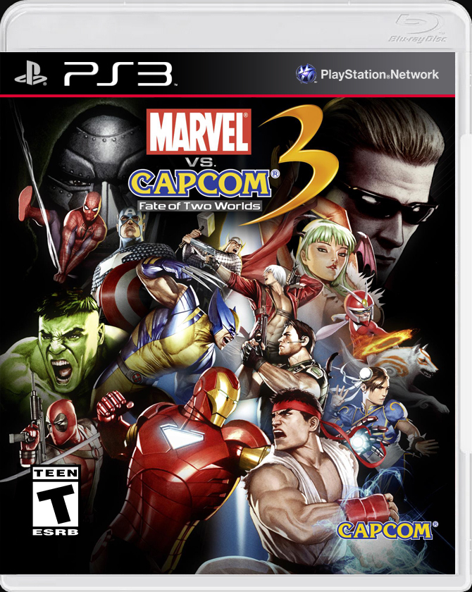 

Marvel vs Capcom 3 Fate of Two Worlds PS3 Case

