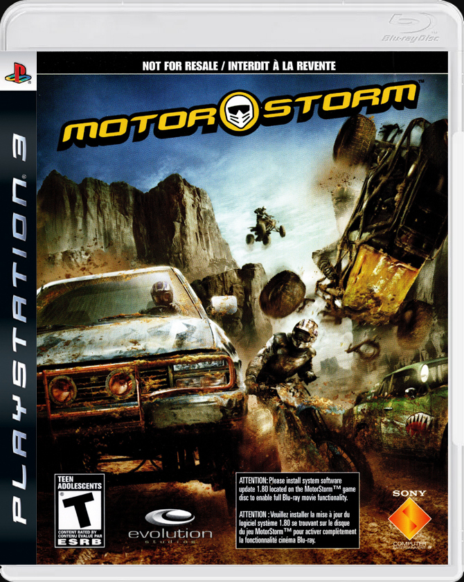 

MotorStorm not for resale PS3 Case

