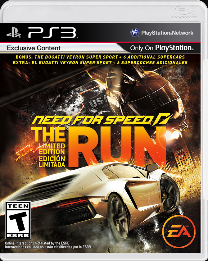 

Need for Speed The Run PS3 Case

