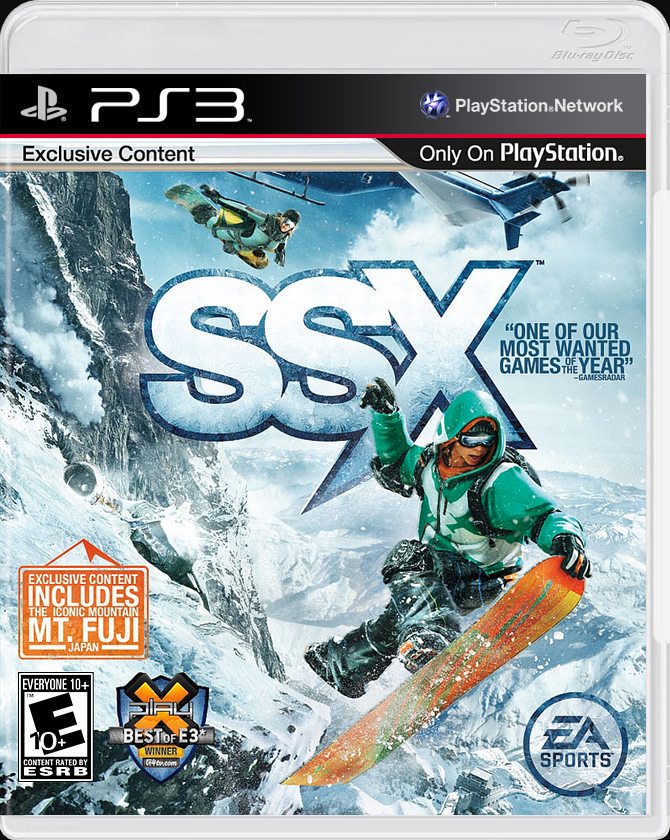 

SSX Video Game PS3 Case

