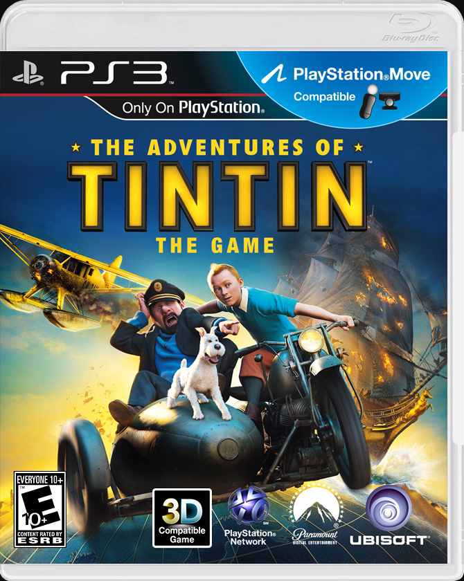 

The Adventures of Tintin The Secret of the Unicorn PS3 Case

