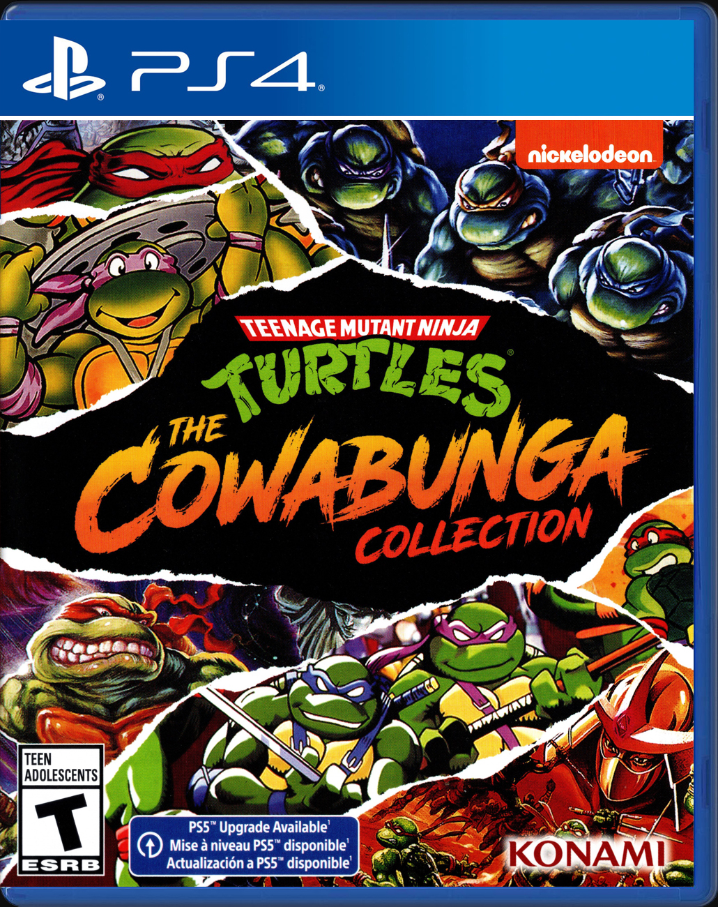 

Teenage Mutant Ninja Turtles The Cowabunga Collection PS4 Case

