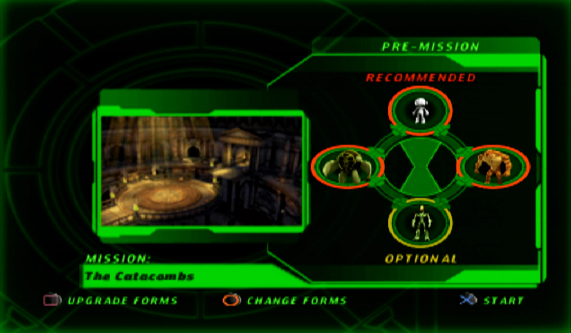 Ben 10 Ultimate Alien Cosmic Destruction PS2 pre-missions