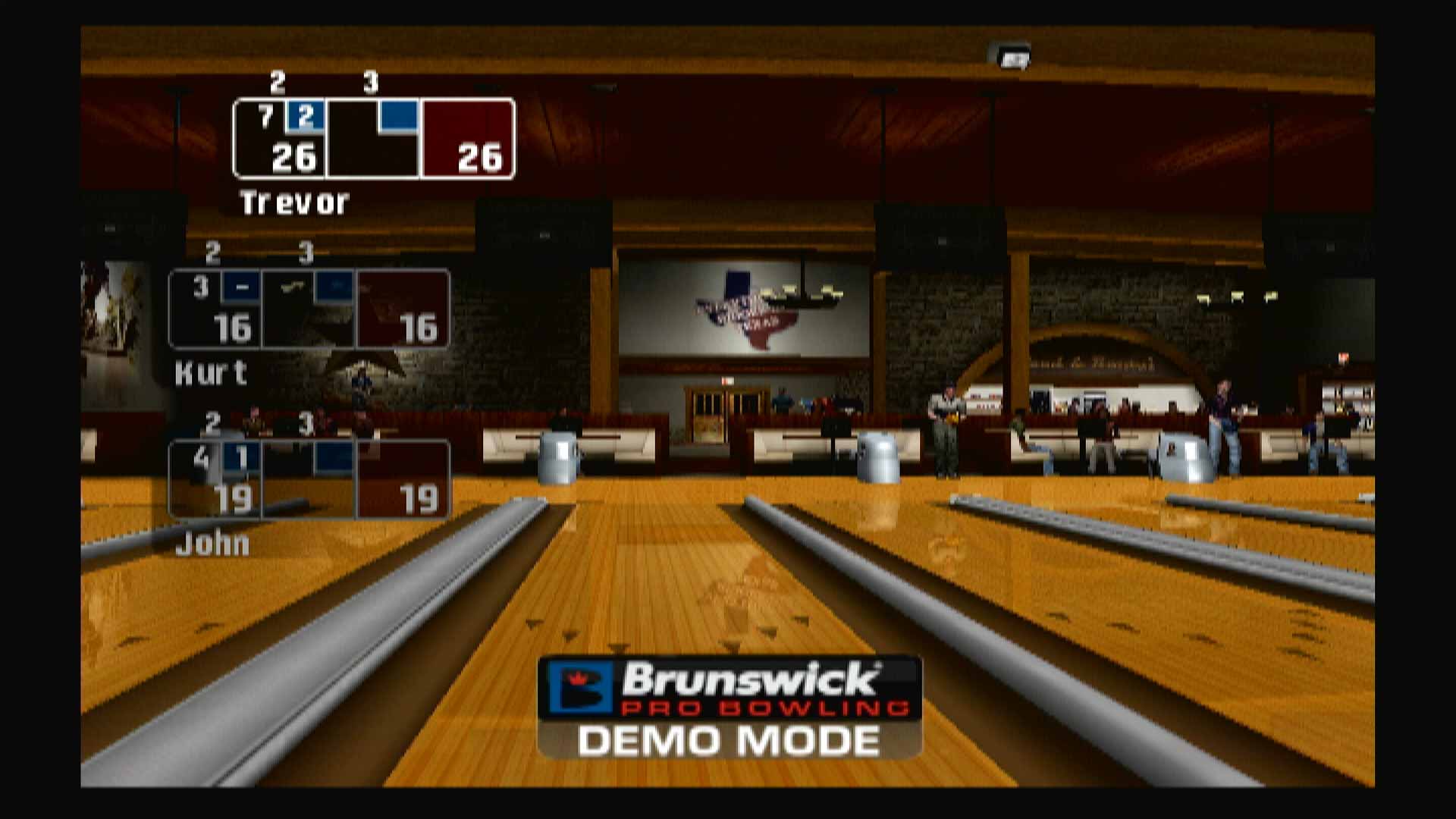 Brunswick Pro Bowling PS2 bowling alley