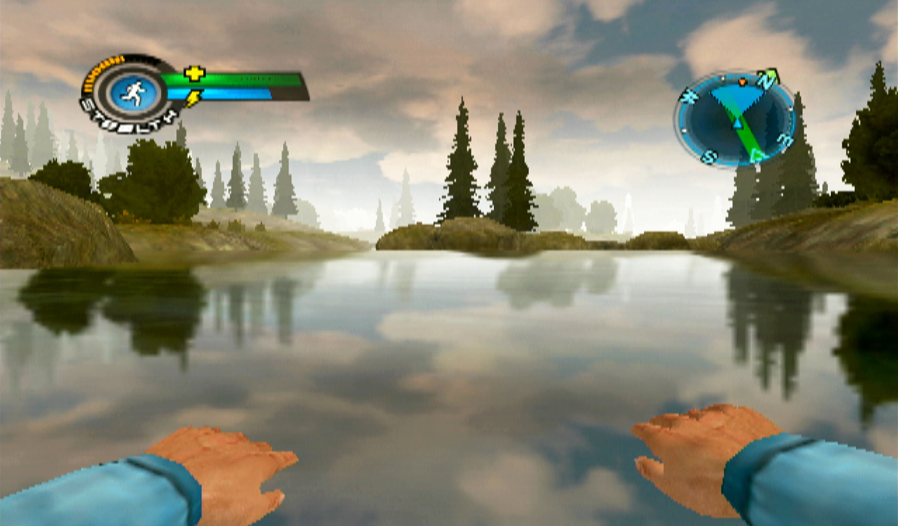Cabela's Alaskan Adventures PS2 swimming