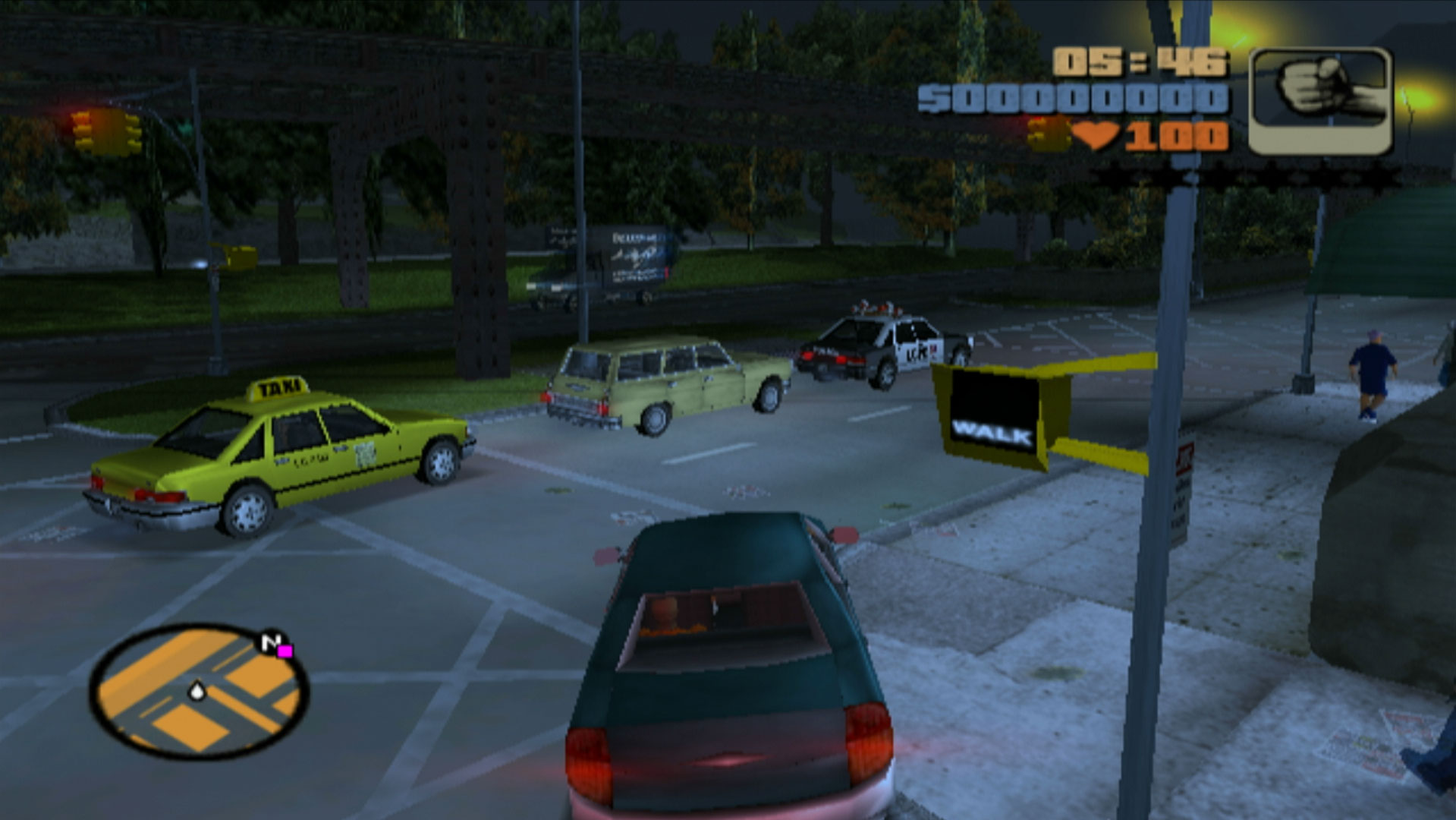 Grand Theft Auto III PS2 kumurma vehicle