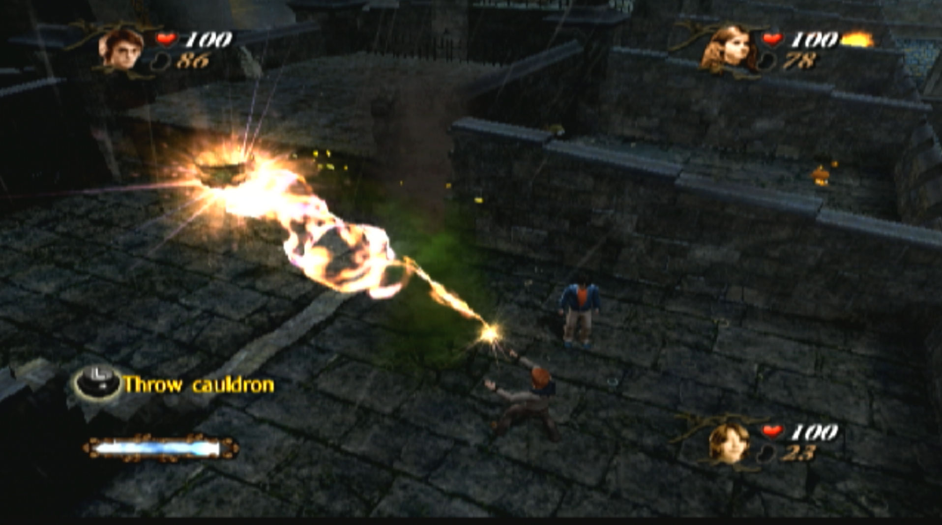 Harry Potter Goblet of Fire PS2 throw cauldron