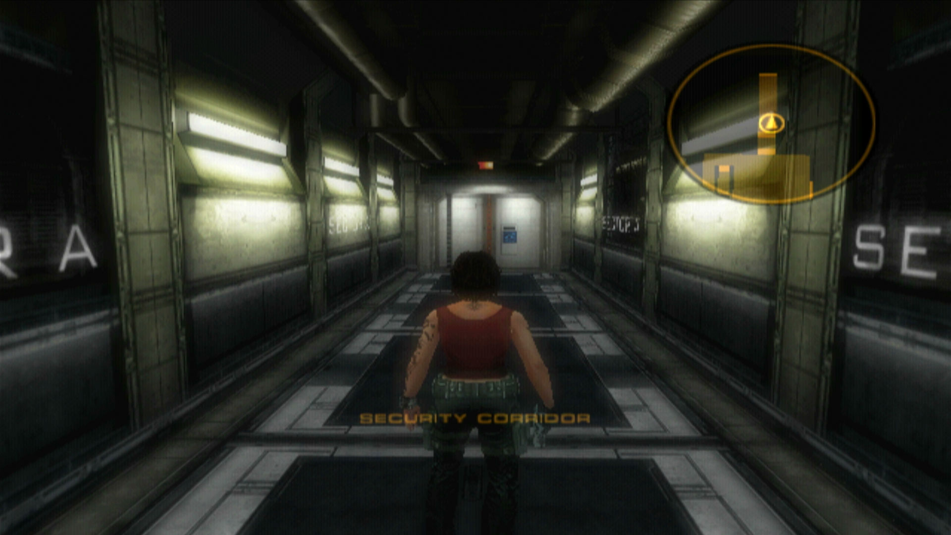 Headhunter Redemption PS2 security corridor
