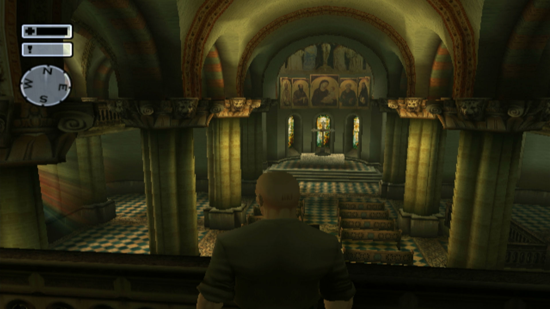 Hitman 2 Silent Assassin PS2 inside church