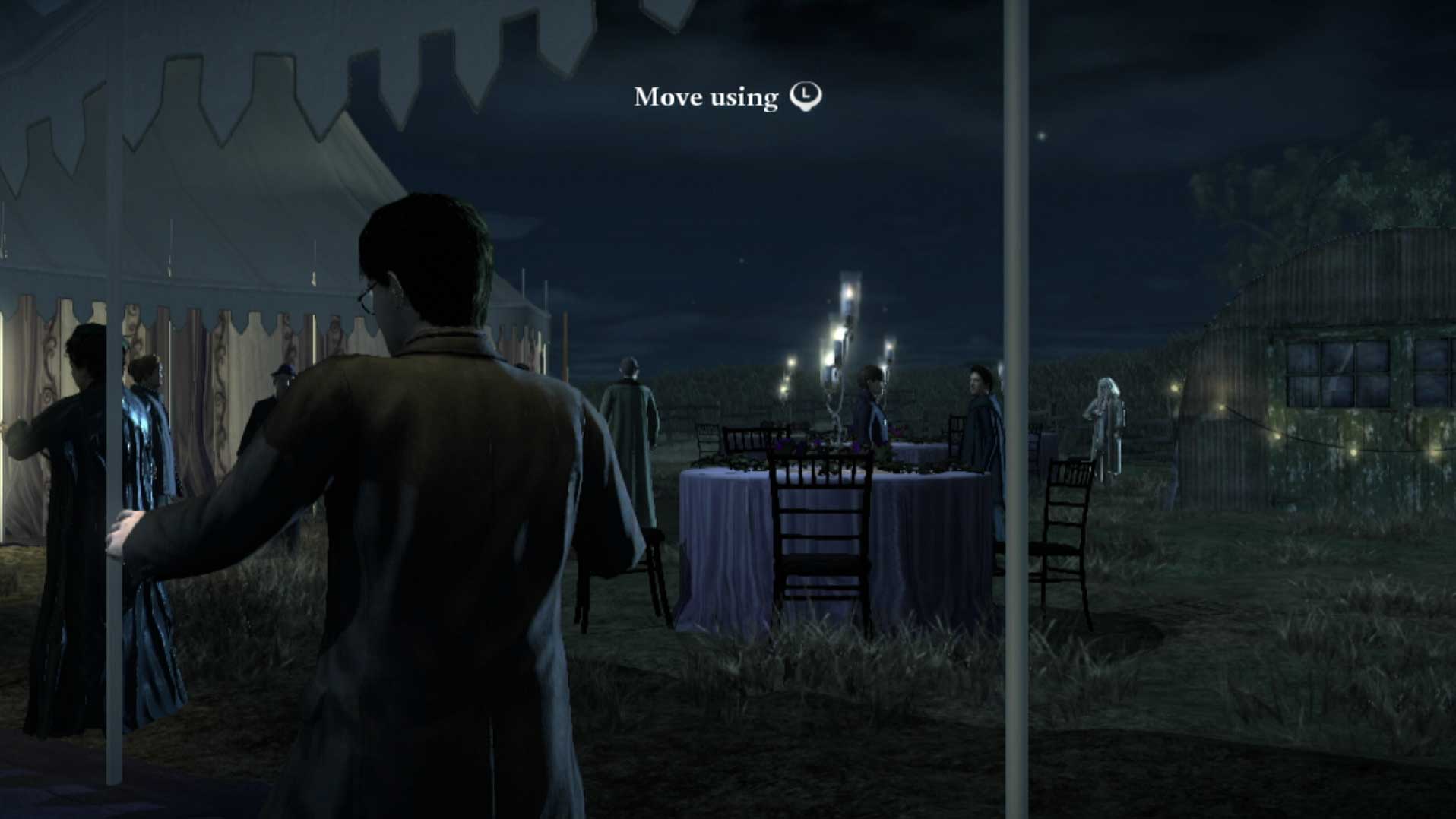 Harry Potter Deathly Hallows Part I PS3 walking party screenshot gameplay