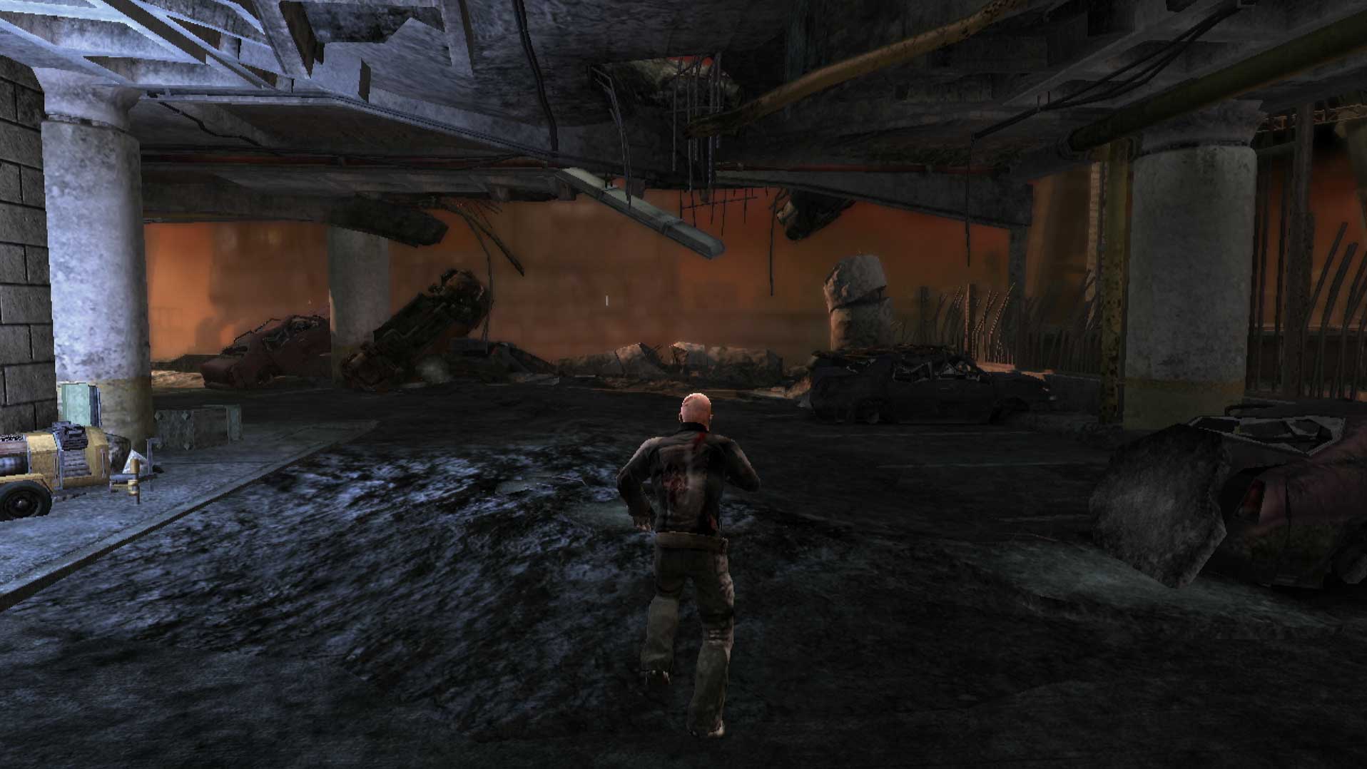 Infamous PS3 dark screenshot gameplay walking